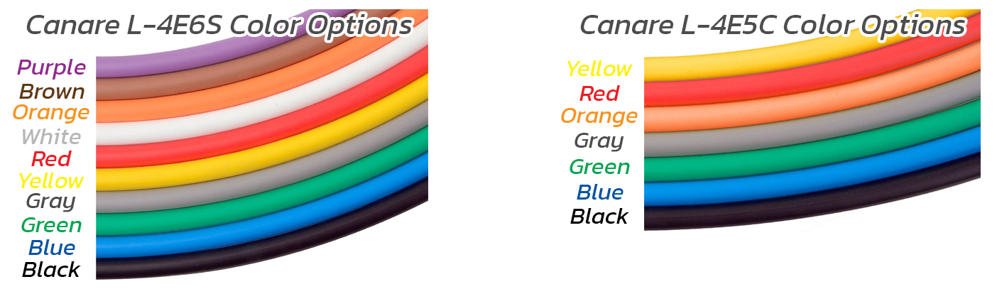 Canare Cable Color Options