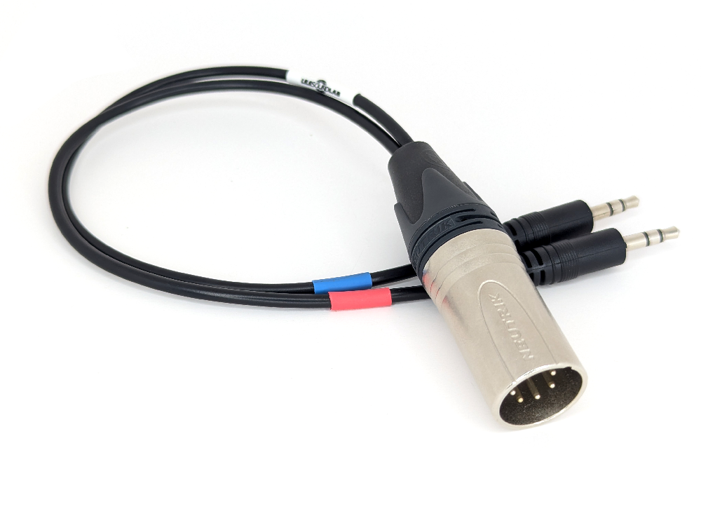 Test Cable - XLR 5-pin Male Stereo